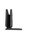 Shower Hinge, Wall To Glass 90deg (50mm Offset Backplate) - Powdercoated Gunmetal