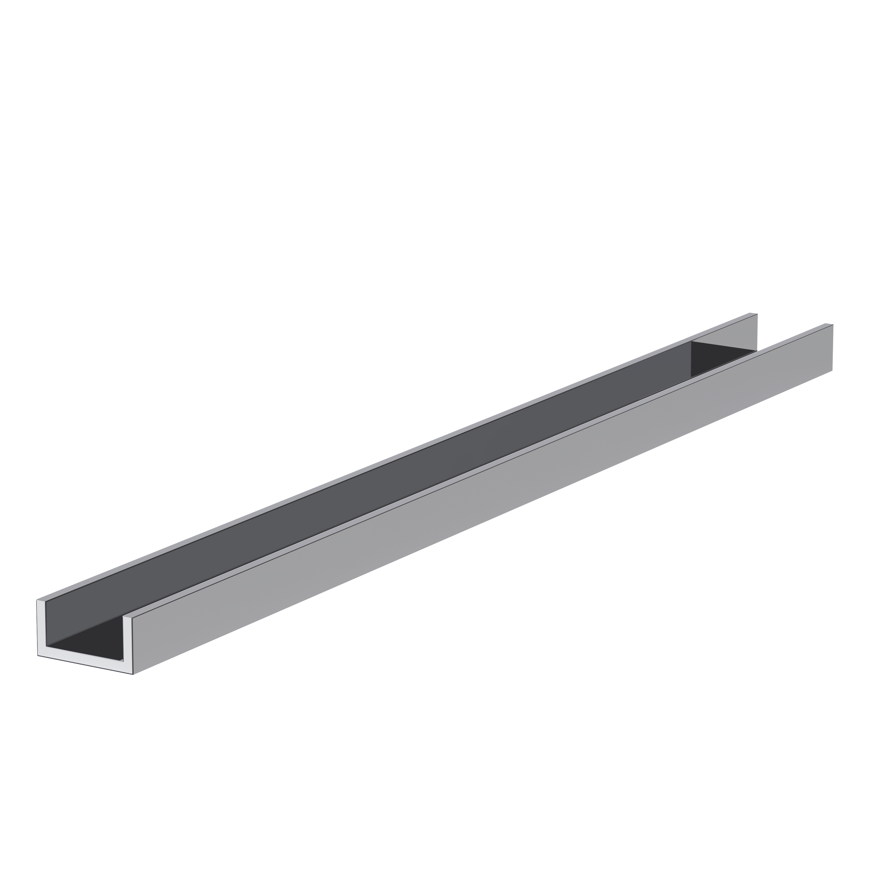 Recess Shower Channel 16x8mm x 2.5mtr