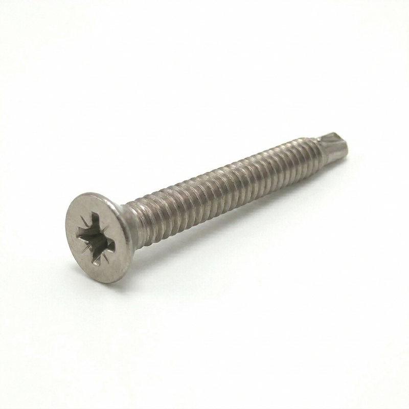 CSK Self Drill Screw, Phillips (410SS) - 10G