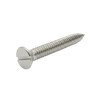 CSK Self Tap Screw, Slotted (304SS) - 12G