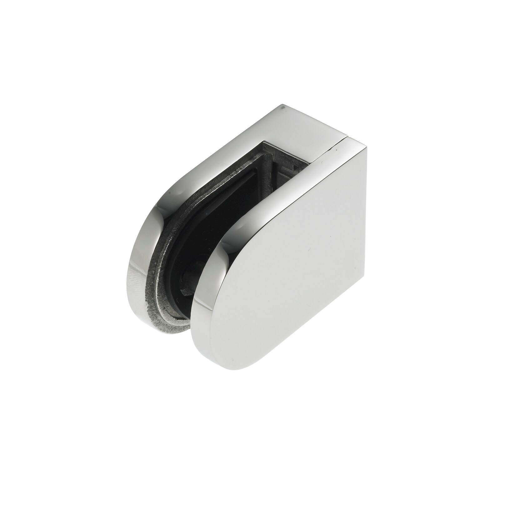 Glass Clamp Round Flat Back