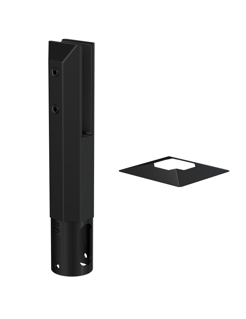 IMP260 Inground Mini Post - Black
