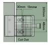Latch for Pool Gate (Glass to Glass / Polished Stainless)