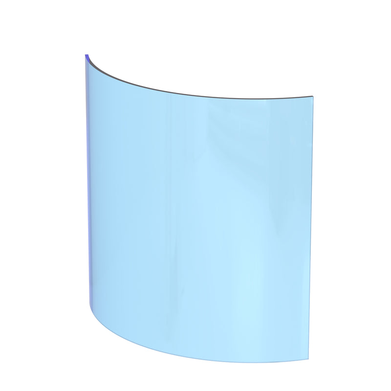 12mm curved toughened glass pool fence panel