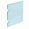 10mm Hinged Notch Glass Panel