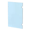 12mm toughened glass gate leaf panel, wall to glass, with pre-machined hinge and latch cut-outs