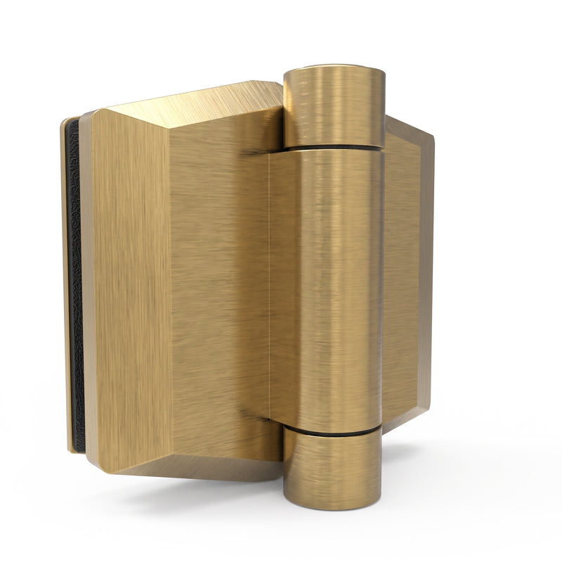 Polaris 125 Series Soft Close Hinge Glass to Glass (pair)