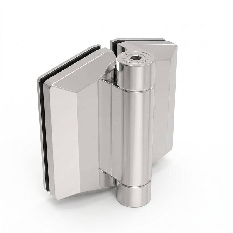 Polaris 155 Series Soft Close Glass to Glass Hinge (pair)