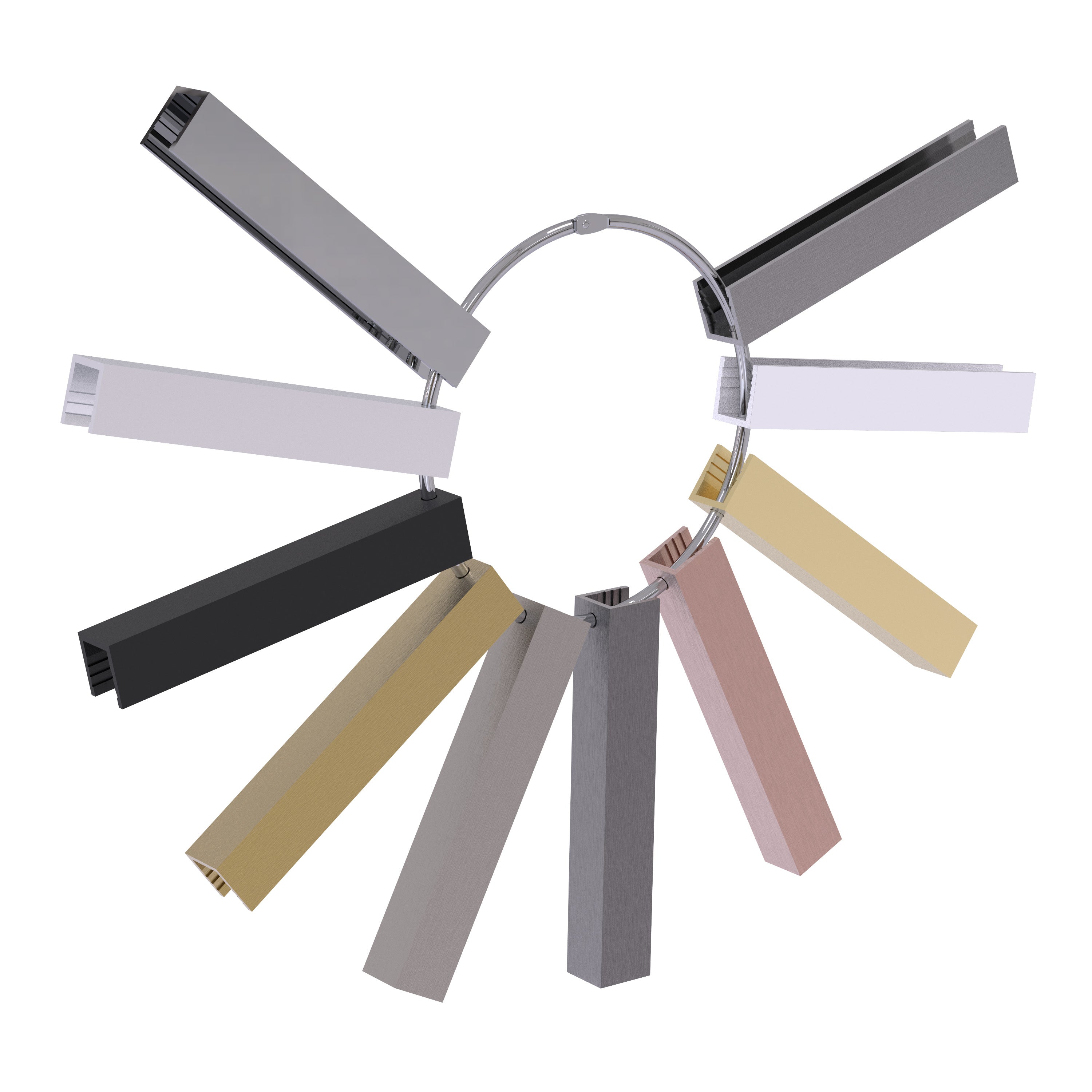 OPUS Aluminium Channel Colour Sample Set