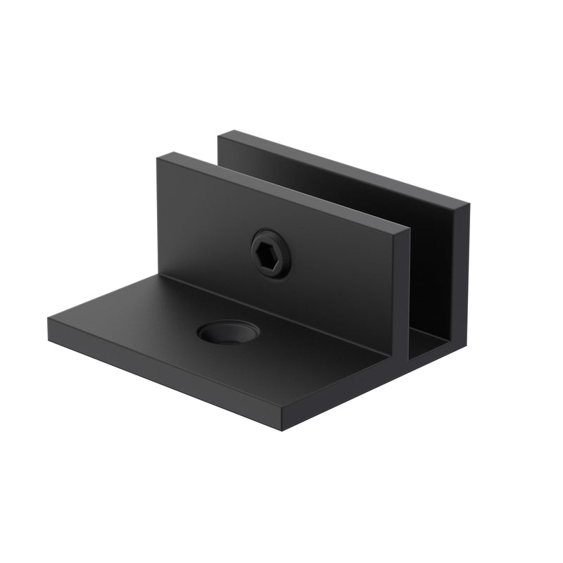 Glass Bracket Square Offset Leg 10mm