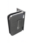 ROUNDED Shower Hinge, Wall To Glass 90deg (50mm Offset Backplate)