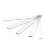 6mm Wide Plastic Setting Blocks 100/pk, 50x10mm - Clear