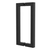 Square Tube Handle 20x20mm, 210mm CTC - Black