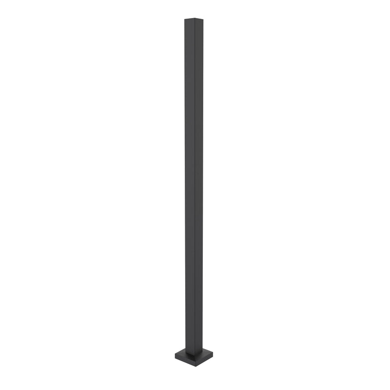 Square Stainless Post 50x50mm, base fixed