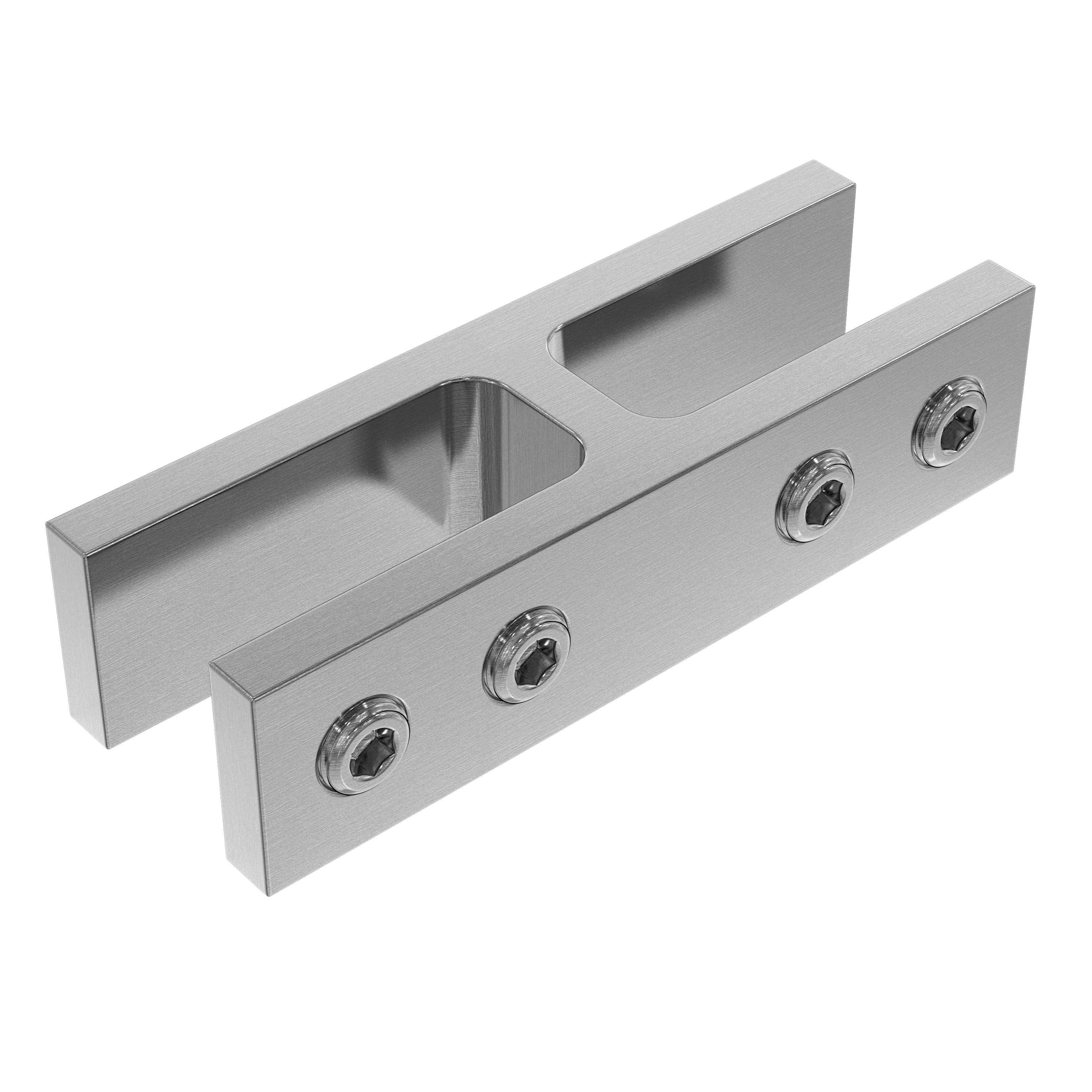 Stiffener Bracket 180 Glass to Glass 17-22mm