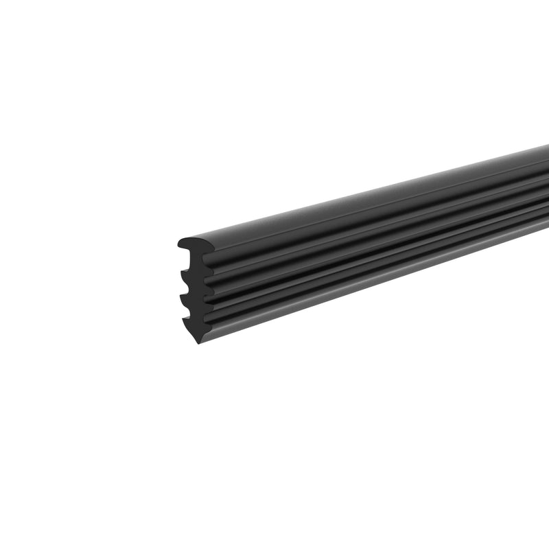 Black Glazing Wedge 4mm - 10m Roll