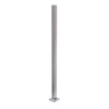 Square Stainless Post 50x50mm, base fixed