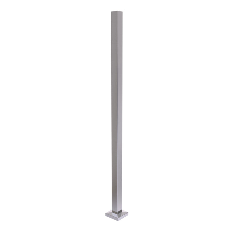 Square Stainless Post 50x50mm, base fixed