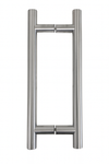 Round H Pull Handle 25mmDia - 250mm CTC