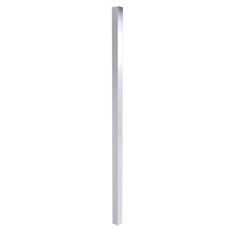 Square Stainless Post 50x50mm, side fixed