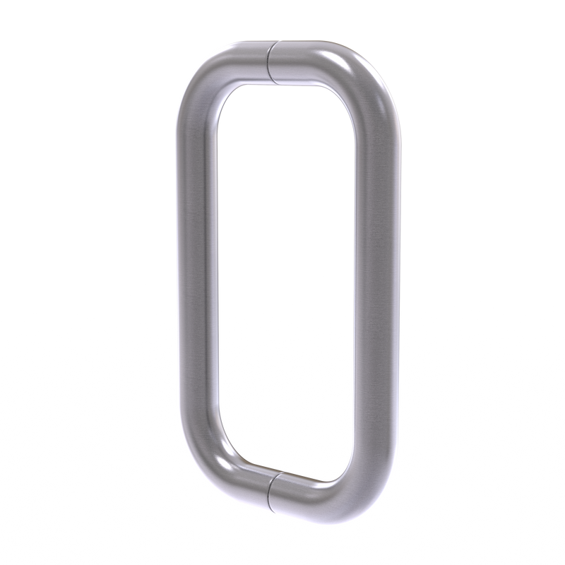 Round D Handle 25mm, 200mm CTC - Satin
