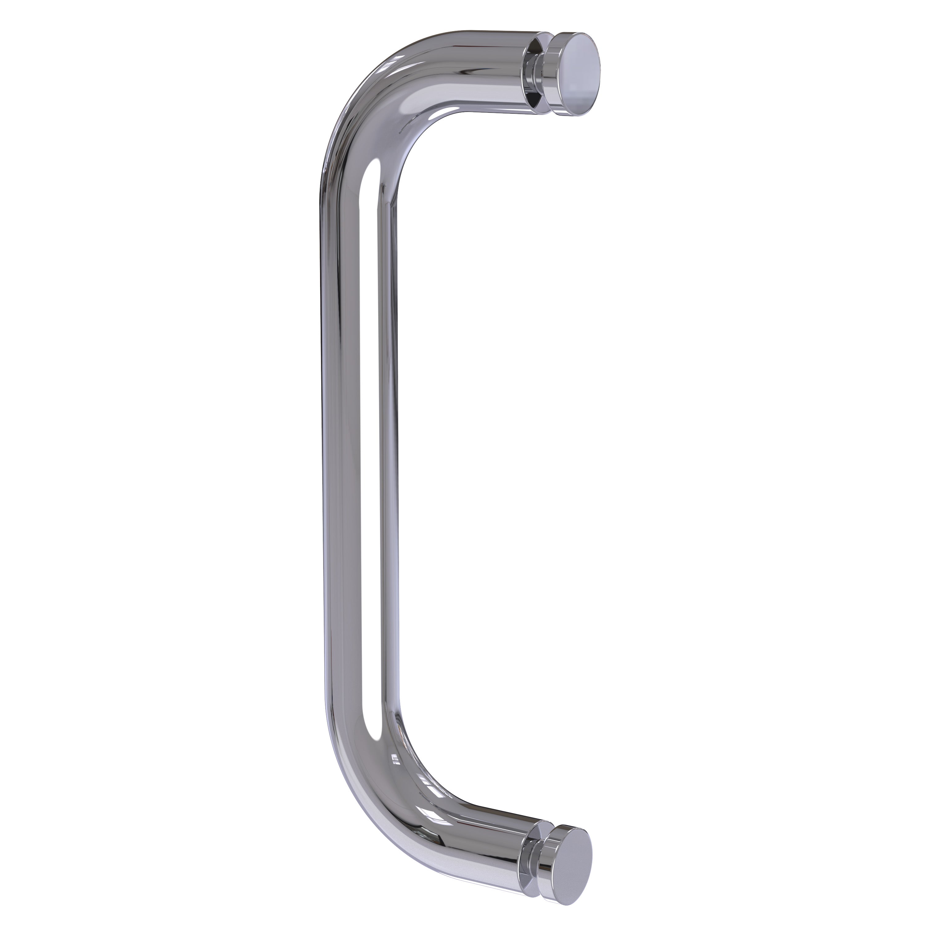 Single Round D Shower Handle with Caps 300mm