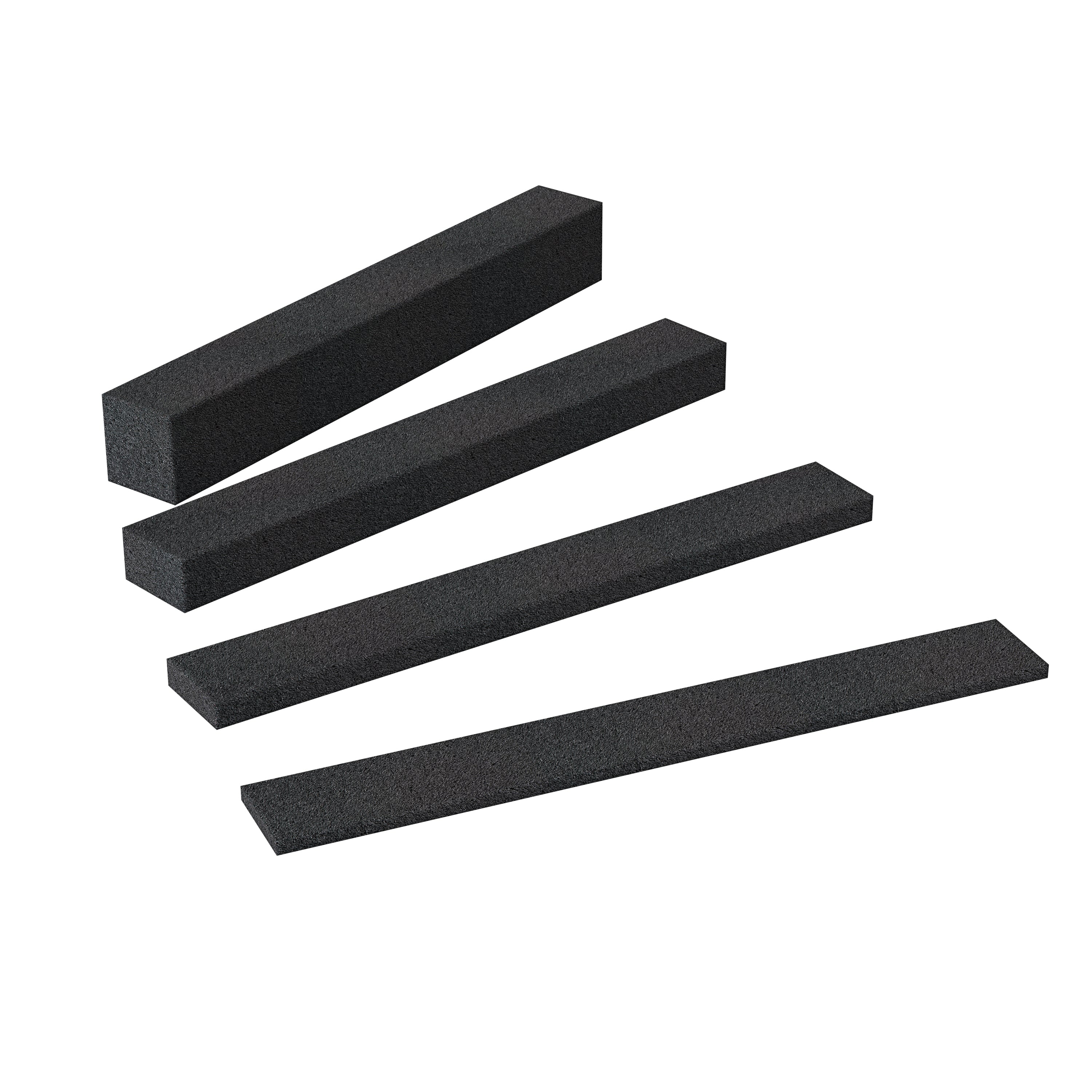 Black Setting Blocks - 5mm Thick, 100 Pack