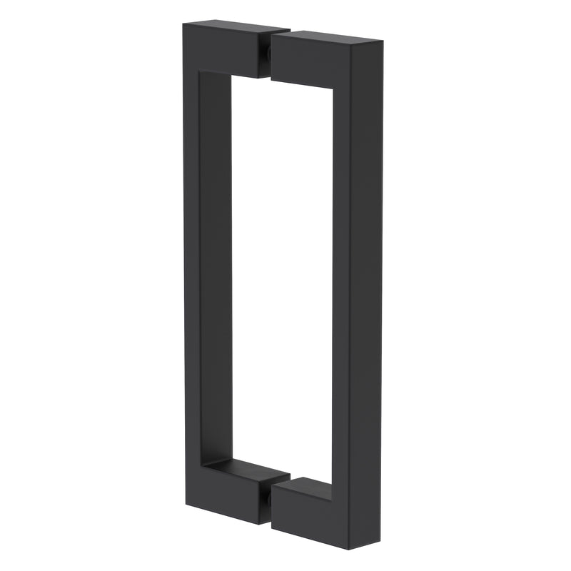 Rectangular Tube Handle 20x10mm, 192mm CTC - Black
