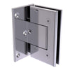 Vienna Hinge, Wall to Glass, Offset L Backplate - Hold Open (Pair)