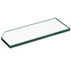 Glass Shelf Rectangle Corner 100x250mm