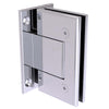 Vienna Hinge, Wall to Glass, Centre T Backplate - Hold Open (Pair)