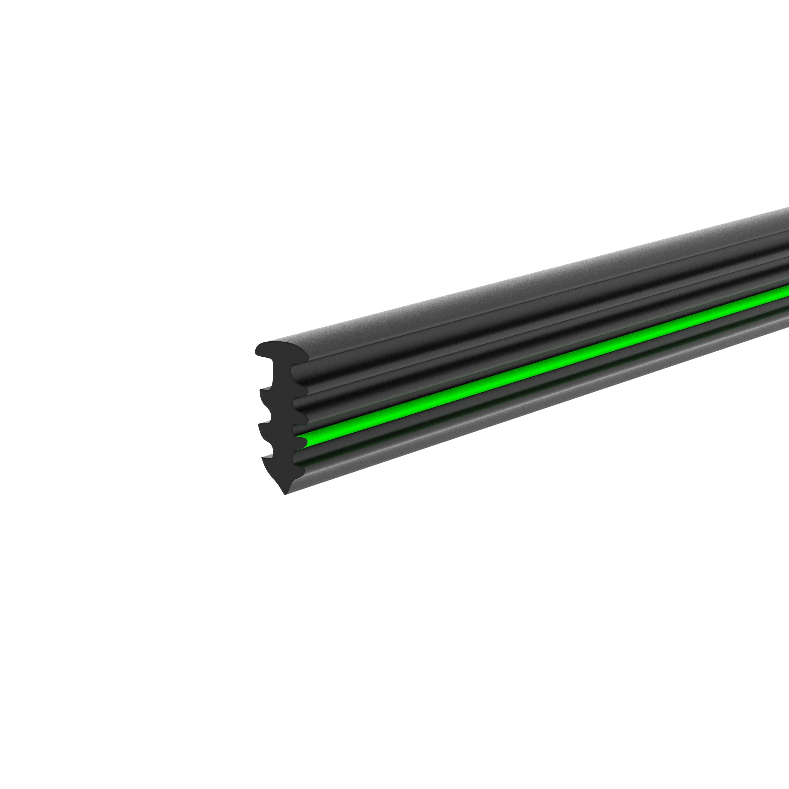 PVC TREE Wedge 5.5mm, Green  - Per Metre