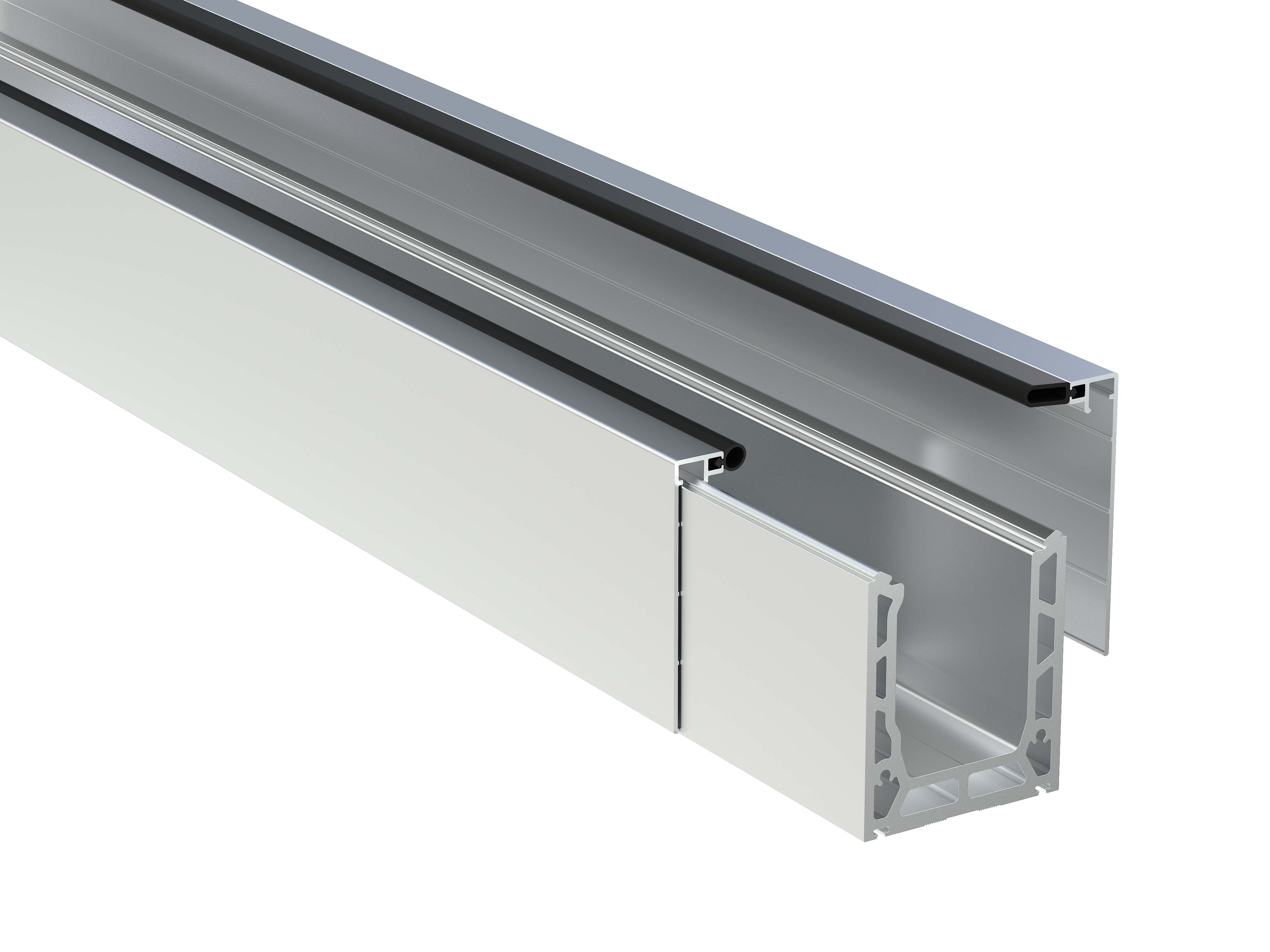 Tough Lock Channel Top Fix System - 3mtr Kit 33mm Glass