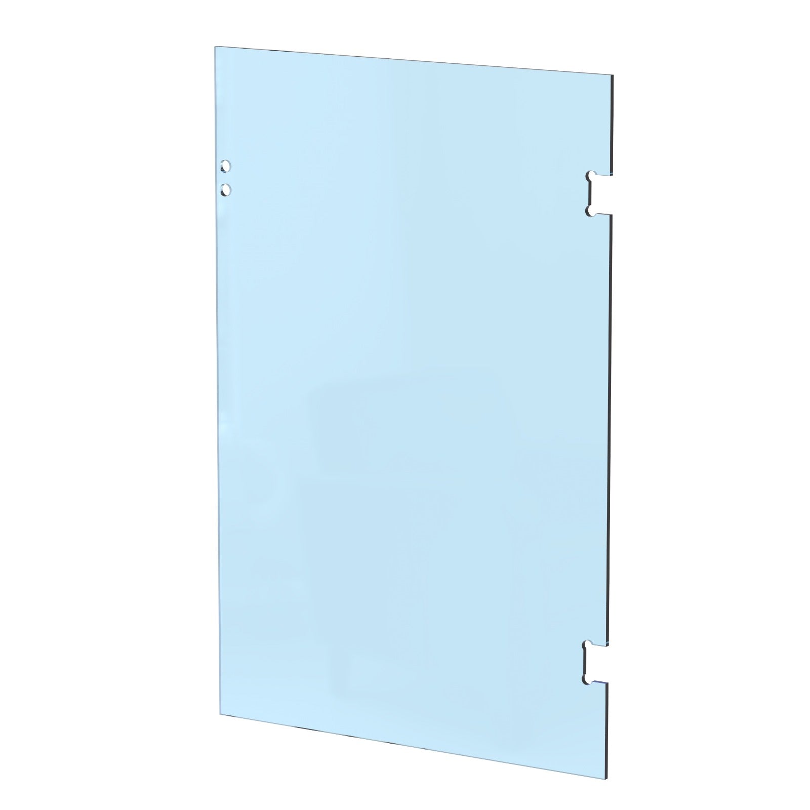 10mm Gate Leaf Glass Panel - Glass to Glass